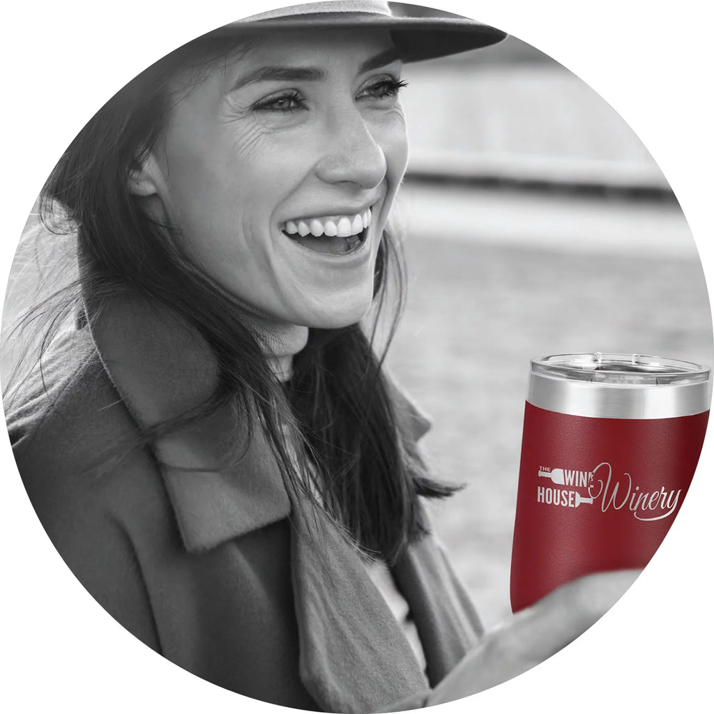 12 oz Stainless Steel Vacuum Insulated Wine Tumbler U69564