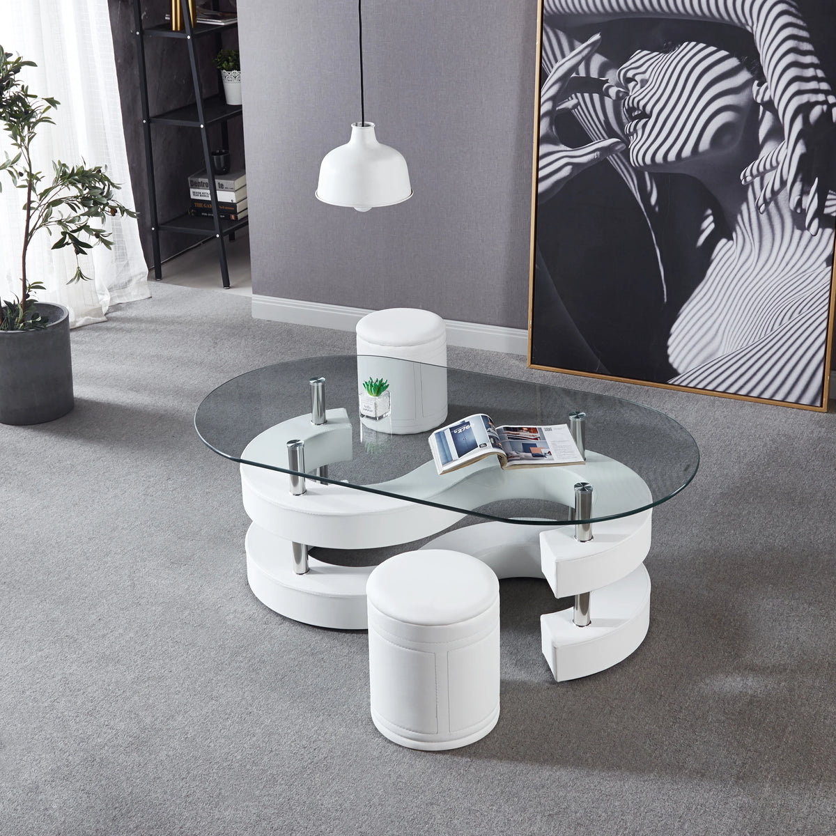 3-Piece Coffee Table Set B133