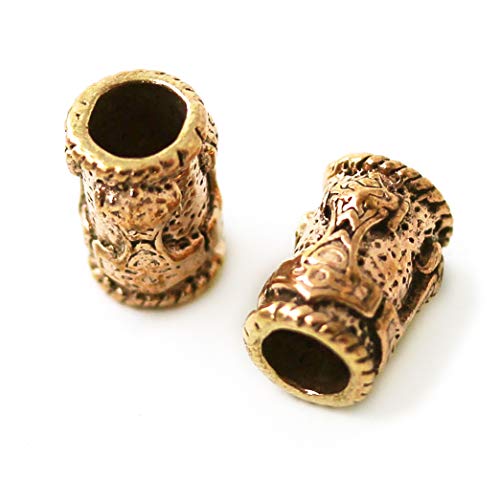 Bronze Beard Beads Rings R666684