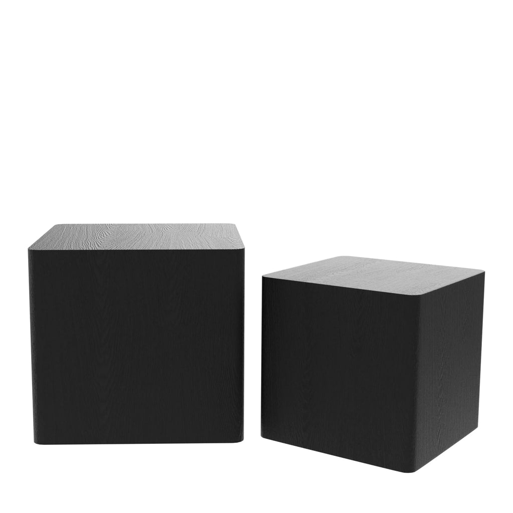 Black MDF Nesting Tables Set of 2 P394125