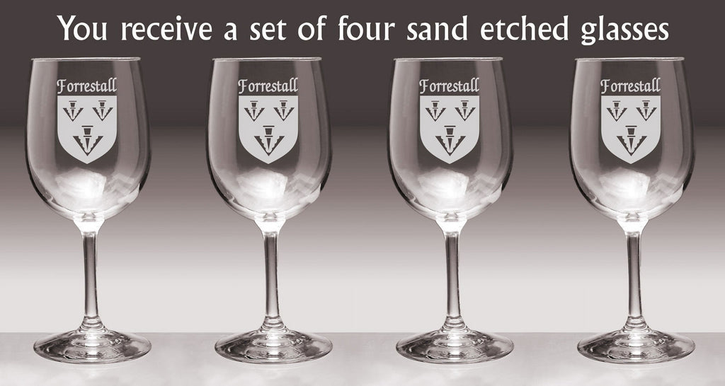 Irish Coat of Arms Wine Glasses Set of 4 Q4608