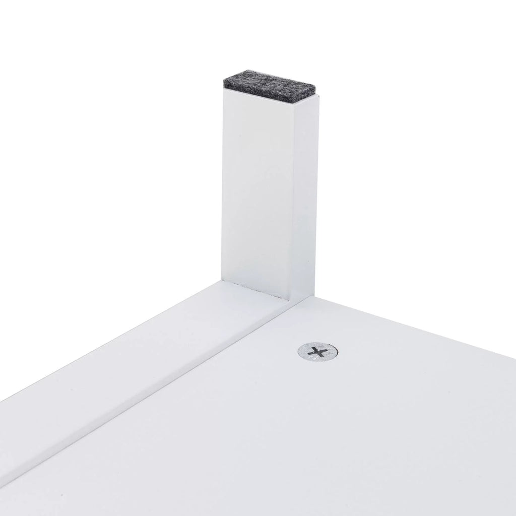 Set of 2 White Wood Nightstand with A Drawer P13992