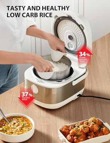 Induction Heating Rice Cooker 5.5 Cups 8 Cooking Functions I861