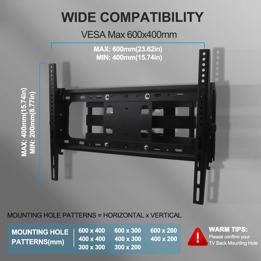 Full Motion TV Wall Mount Bracket 32 to 70 inch M52217