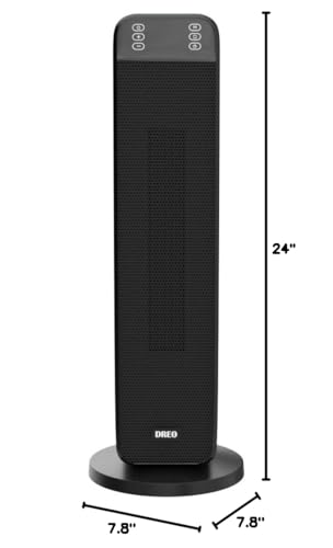 25" Electric Space Heater with Remote and Thermostat I18736