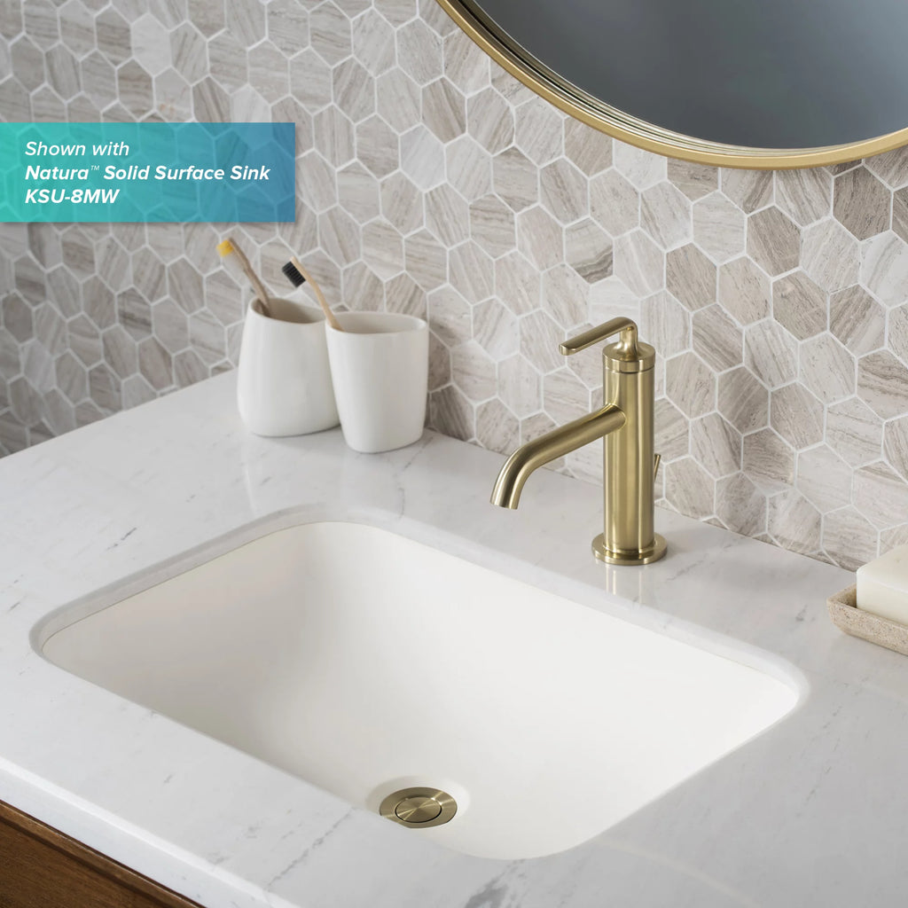 Single Handle Bathroom Sink Faucet with Lift Rod Drain O97449