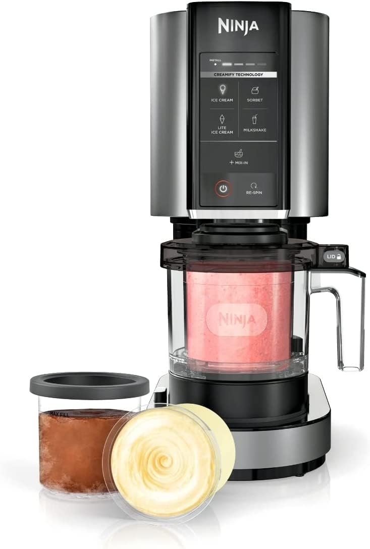 Ice Cream Maker with 2 Pint Containers U709812