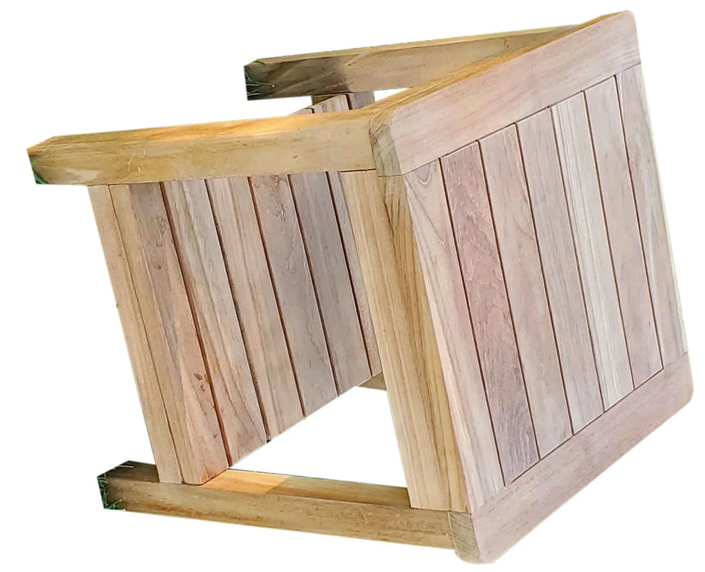 Teak Wood Shower Seat Outdoor Bench T417447