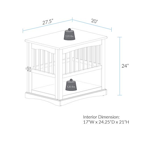 Wooden Medium Pet Crate End Table T797