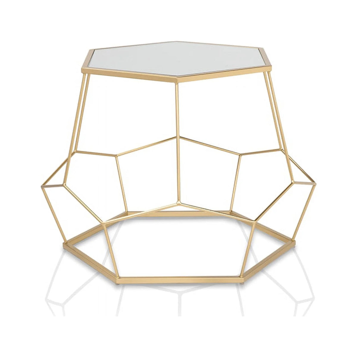2-Piece Metal Nesting Accent Table Set L98588