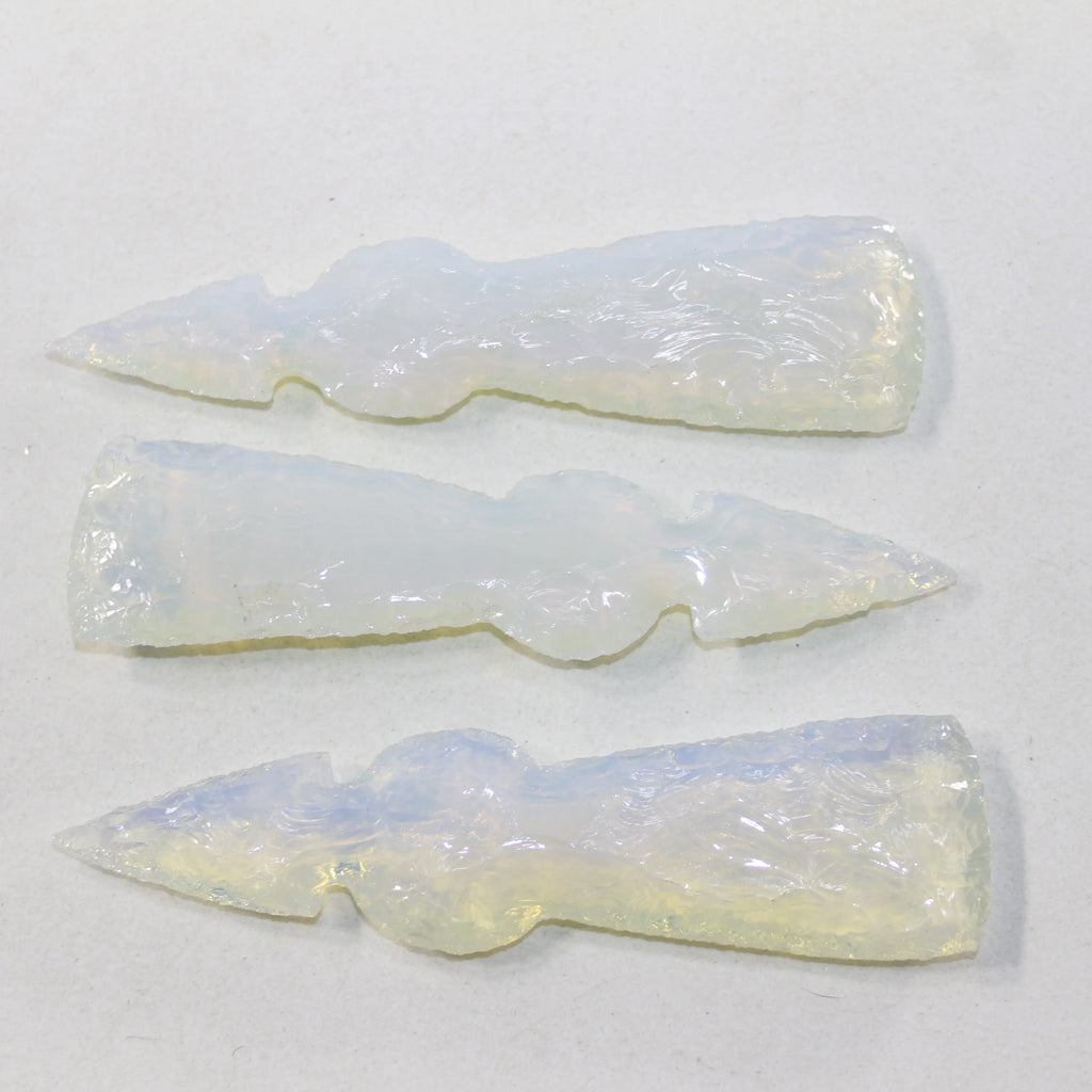 Opalite Ornamental Tomahawk Heads K73036