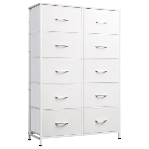 Black 10 Drawer Tall Dresser M477704