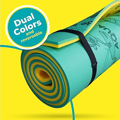 Green/Yellow Floating Water Mat R668941