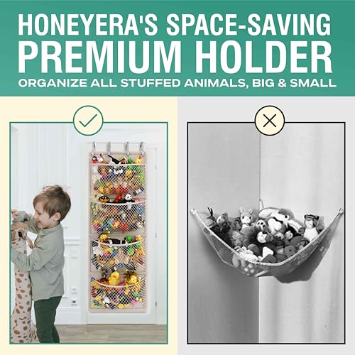 Over Door Stuffed Animal Storage Organizer F983