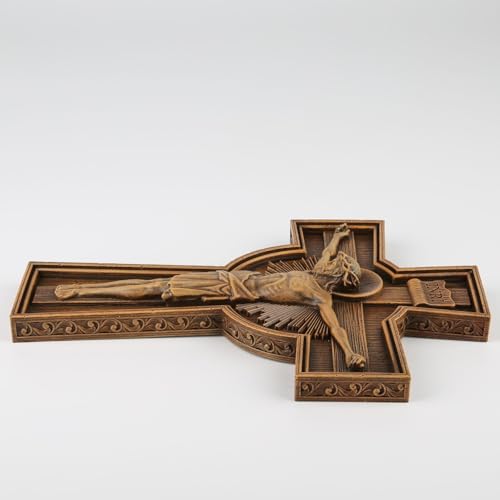 Hanging Crucifix Hand Made Catholic Cross W591
