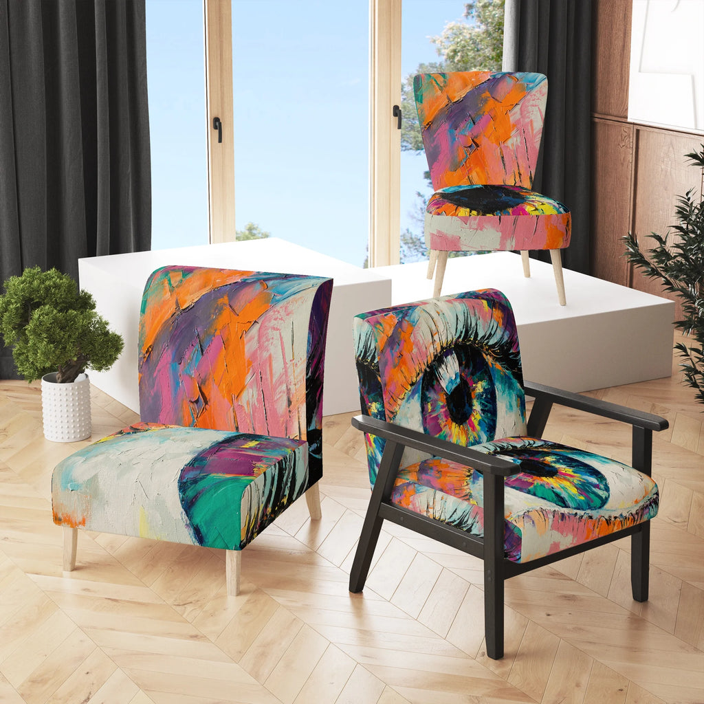 Turquoise Upholstered Accent Chair O38860