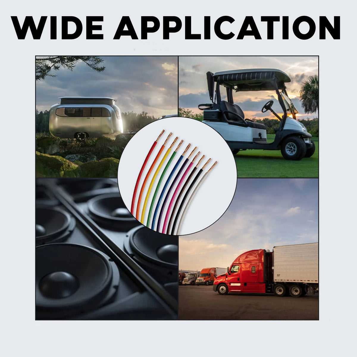 14 Gauge Automotive Primary Wire 500ft 9 Color Z648817