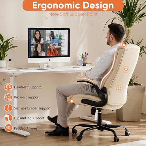 Black Ergonomic PU Leather Office Chair O69112