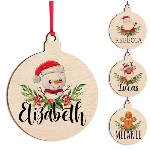 Custom Wooden Christmas Ornament F646184