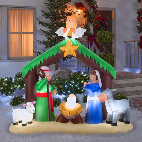 10FT Pink Inflatable Nutcracker with Built-in LED N5715