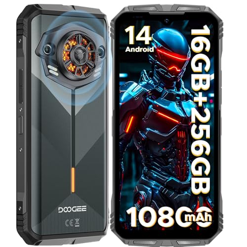 Rugged Smartphone Unlocked 10800mAh Battery 16GB+256GB Android 14 Q704779