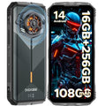 Rugged Smartphone Unlocked 10800mAh Battery 16GB+256GB Android 14 Q704779