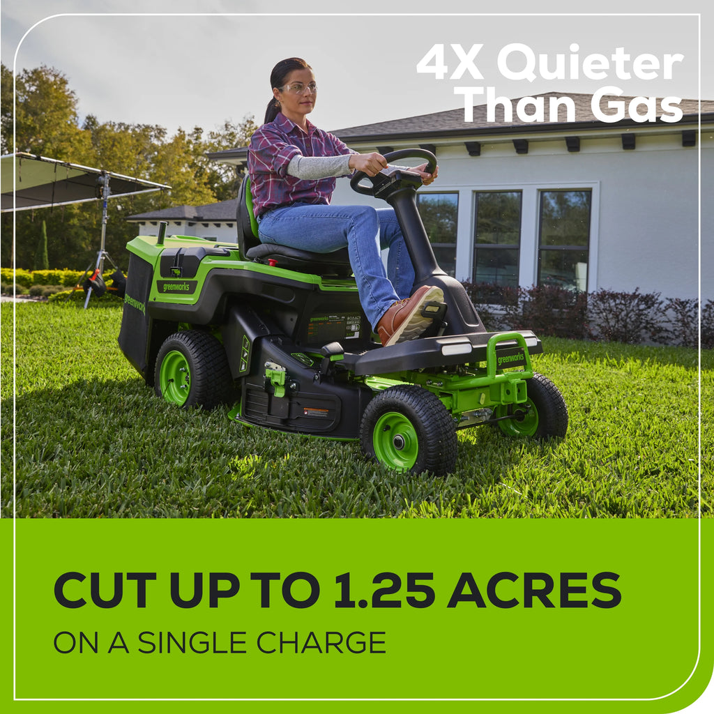 60V 30” Riding Lawn Tractor with Batteries & Charger H699