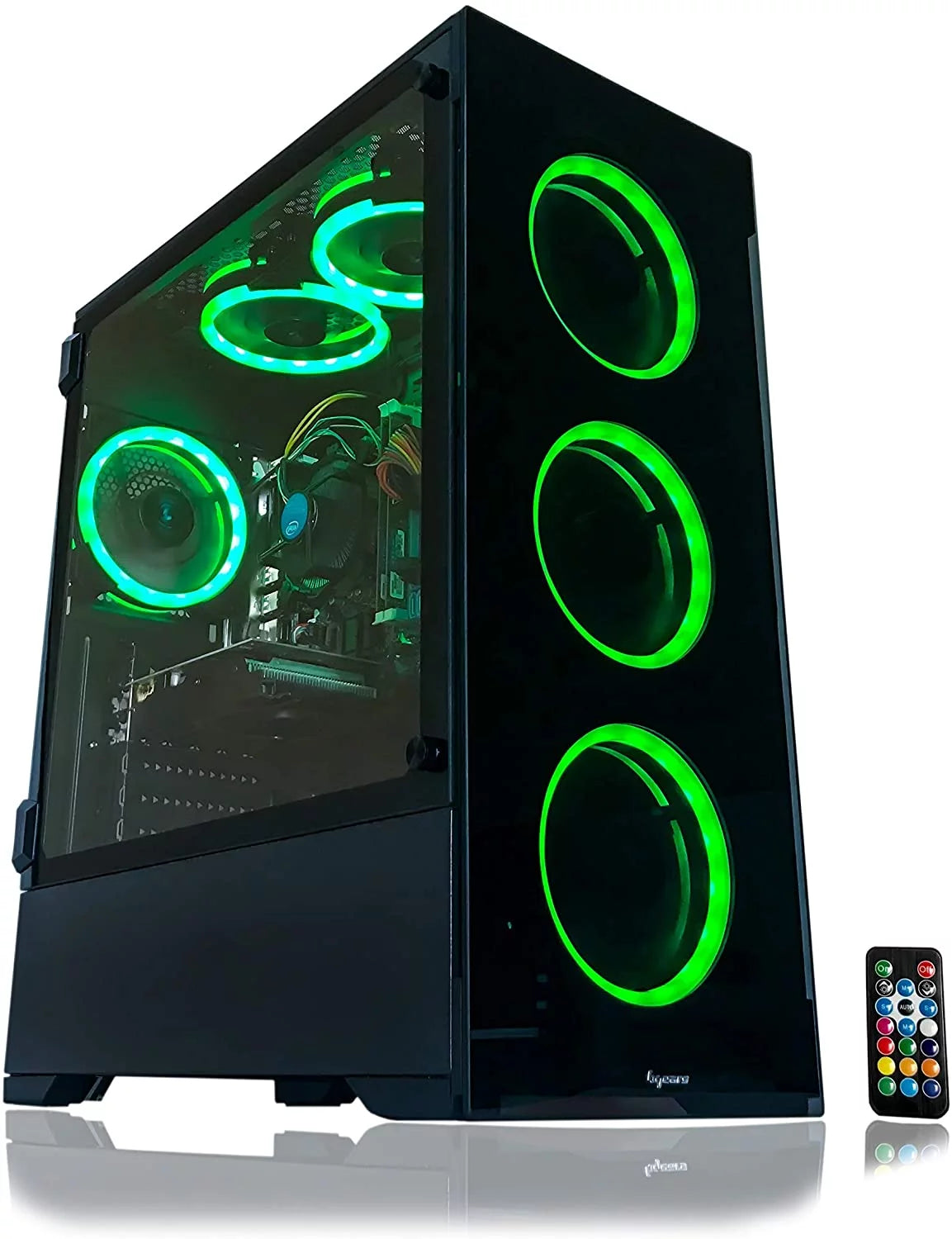 Gaming PC Desktop Computer 16GB Ram 512GB SSD RX 580 8GB L596