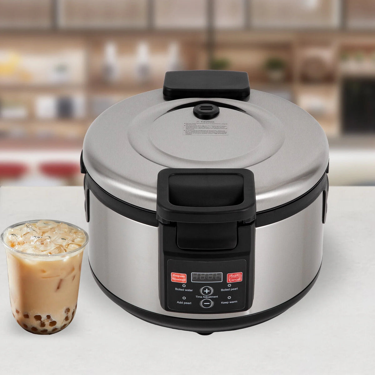 Automatic Tapioca Pearl Cooker 16L Boba Pot G693318