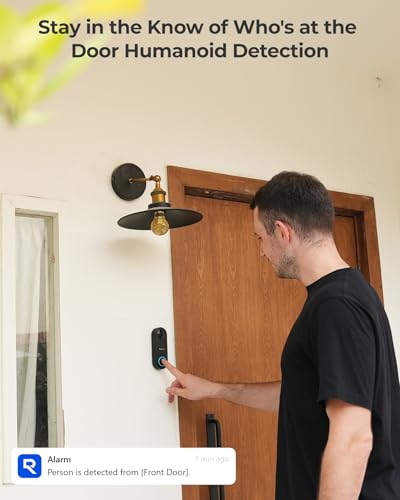 2K PoE Video Doorbell Camera with Chime T5282