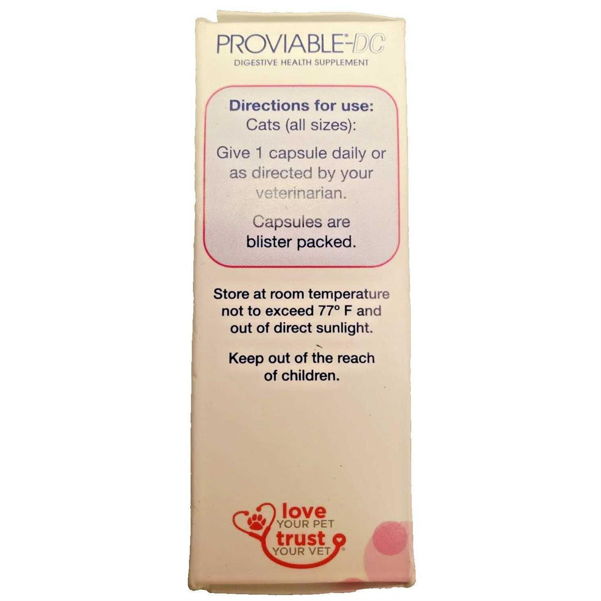 Cat Digestive Supplement Capsules P76395