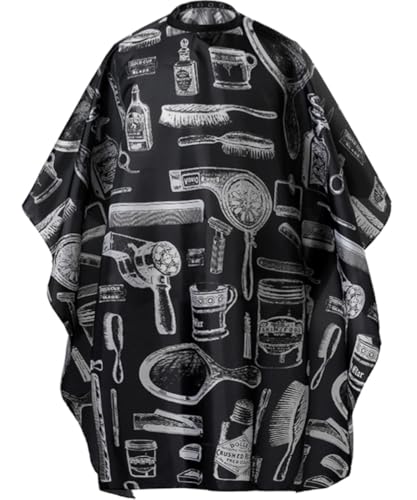 Waterproof Nylon Hair Styling Cape with Snap Closure C2934