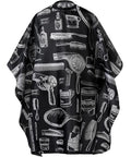 Waterproof Nylon Hair Styling Cape with Snap Closure C2934