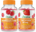 Calcium Magnesium Zinc Vitamin D Melatonin 20mg Gummies Bundle Y9369