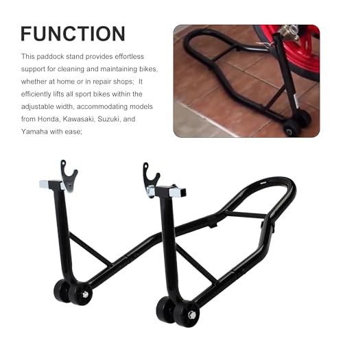 Heavy Duty Motorcycle Rear Wheel Lift Swingarm Spool Paddock Stand G889