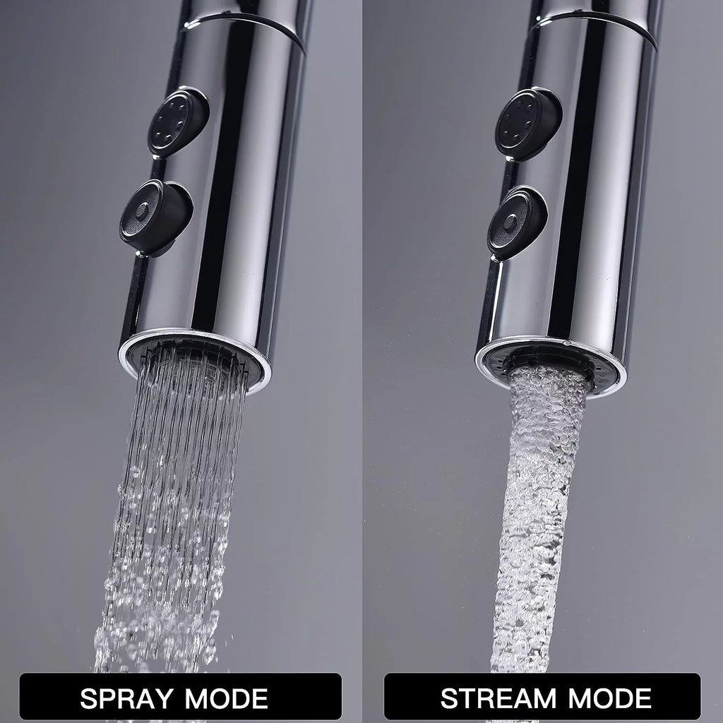 Chrome Pull Down Sprayer Kitchen Faucet O291