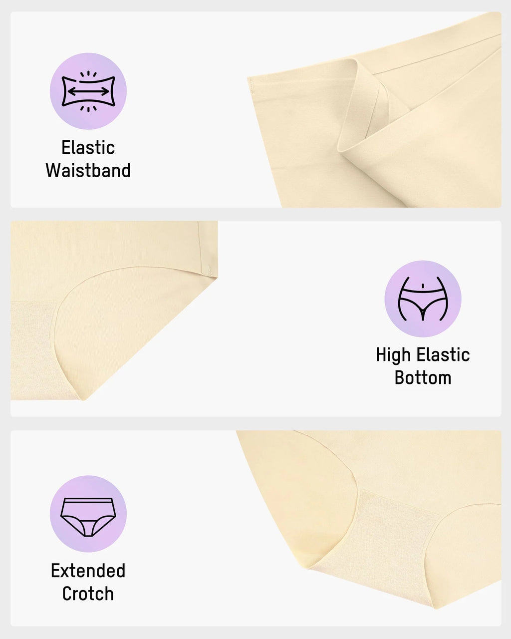 High-Waist Tummy Control Panties 5 Pack H86057
