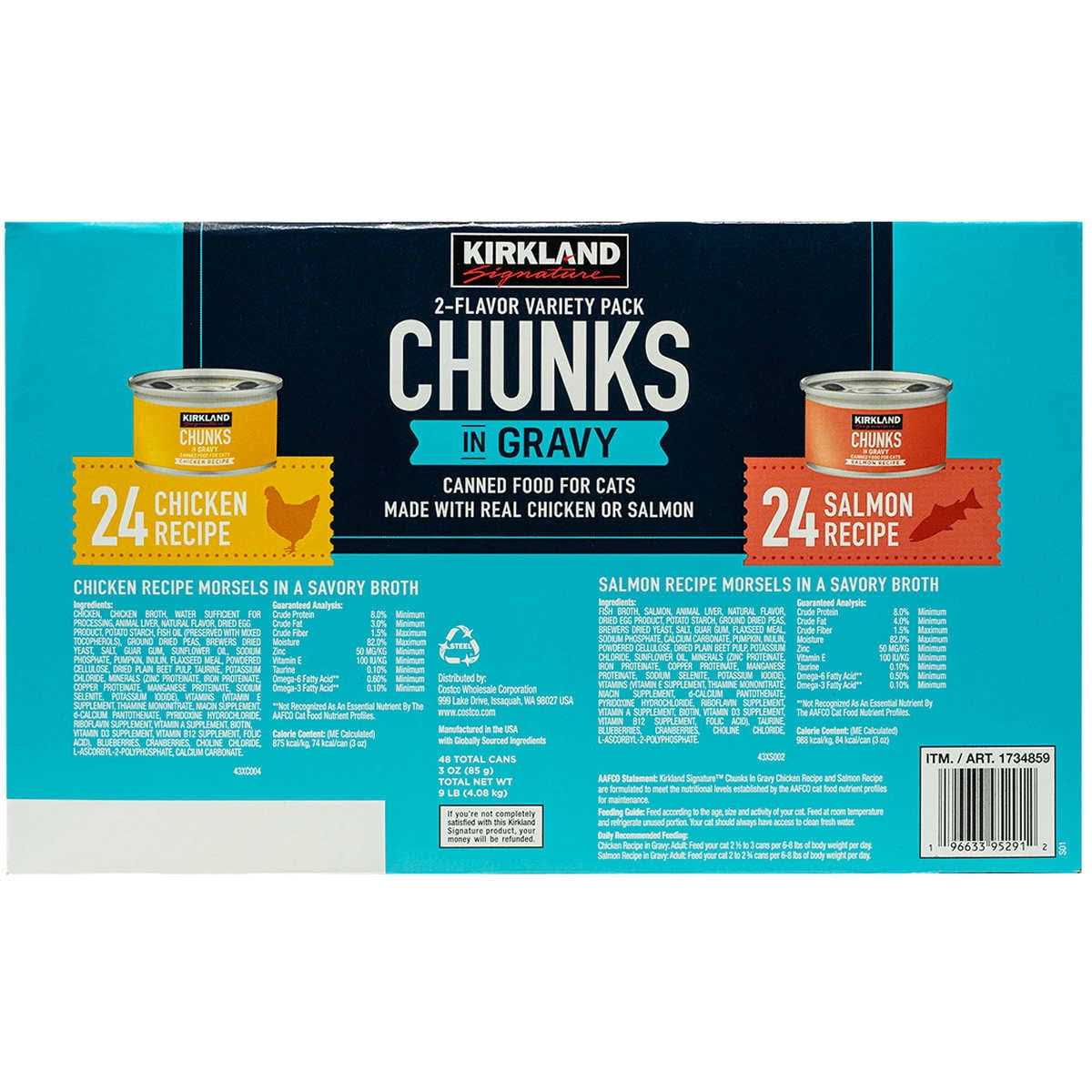 Chunks in Gravy Canned Cat Food Variety Pack E467418