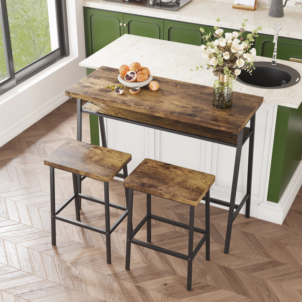 3-Piece Bar Tables and Chairs Set C681121
