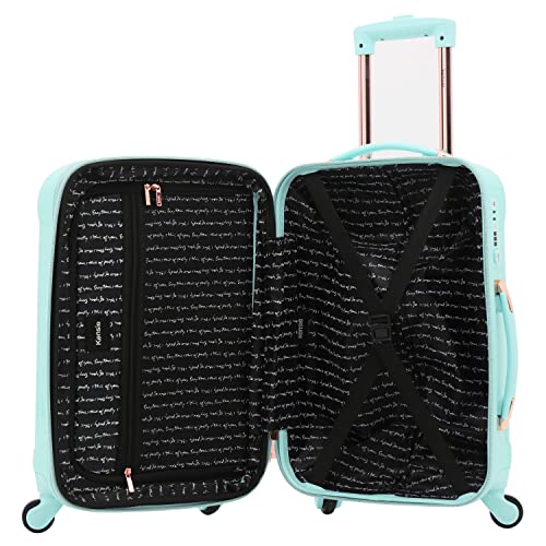 Black Carry-On 20-Inch Hardside Spinner Luggage Z947409