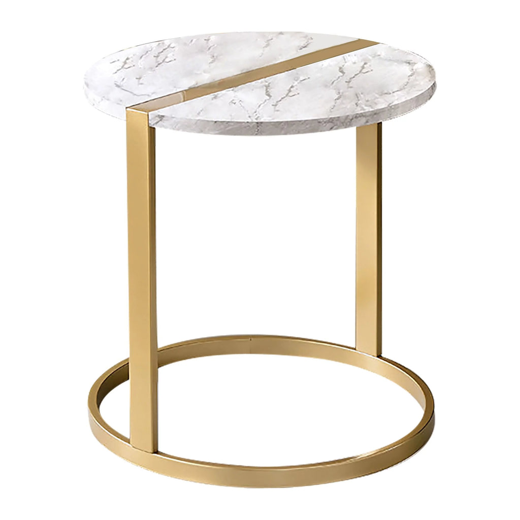 18-inch Faux Marble Side Table K7513