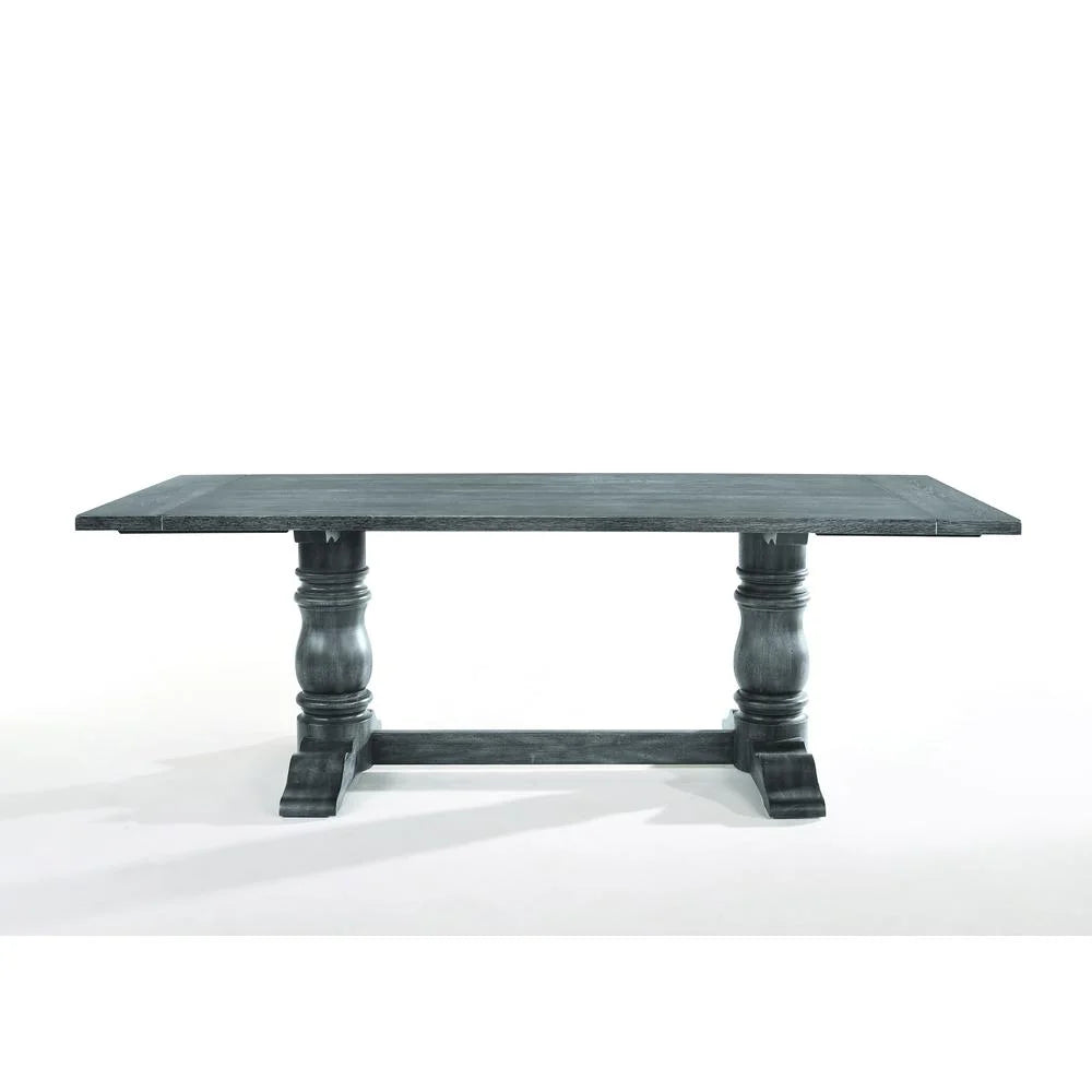 Weathered Gray Rectangular Dining Table T67387