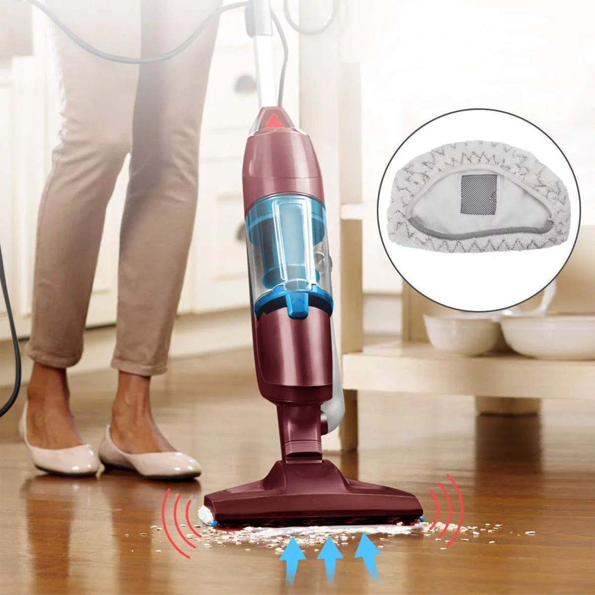 6 Pack Steam Mop Pads Z4152