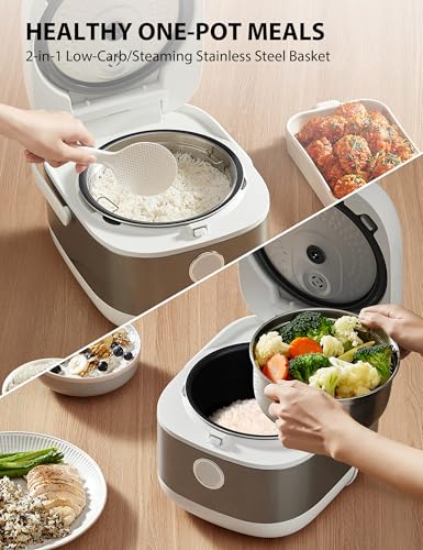 Induction Heating Rice Cooker 5.5 Cups 8 Cooking Functions I861