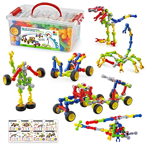 170 Pcs Building Blocks STEM Toys with Toy Box Storage H471