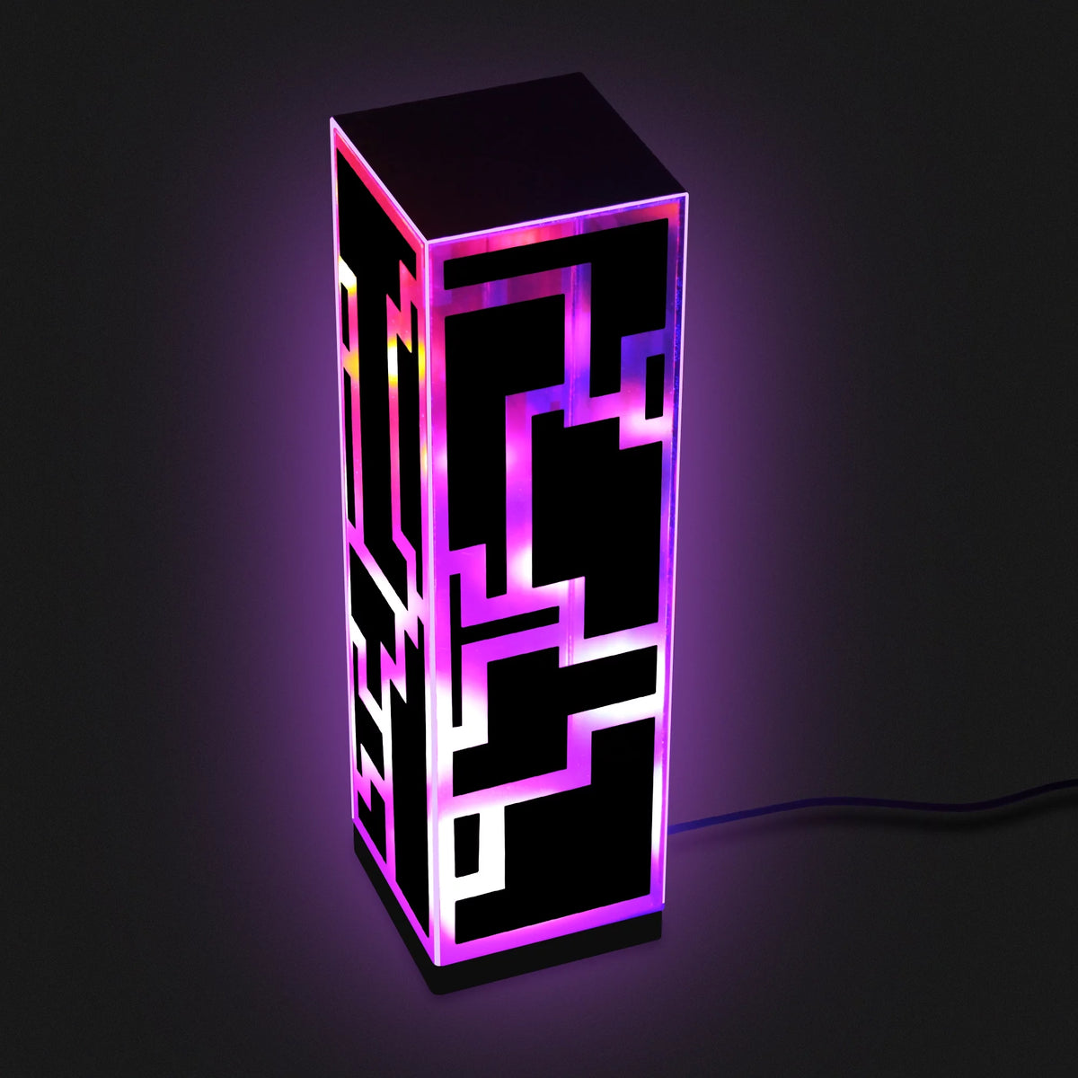 RGB Cube Standing Desk Lamp LED I11897