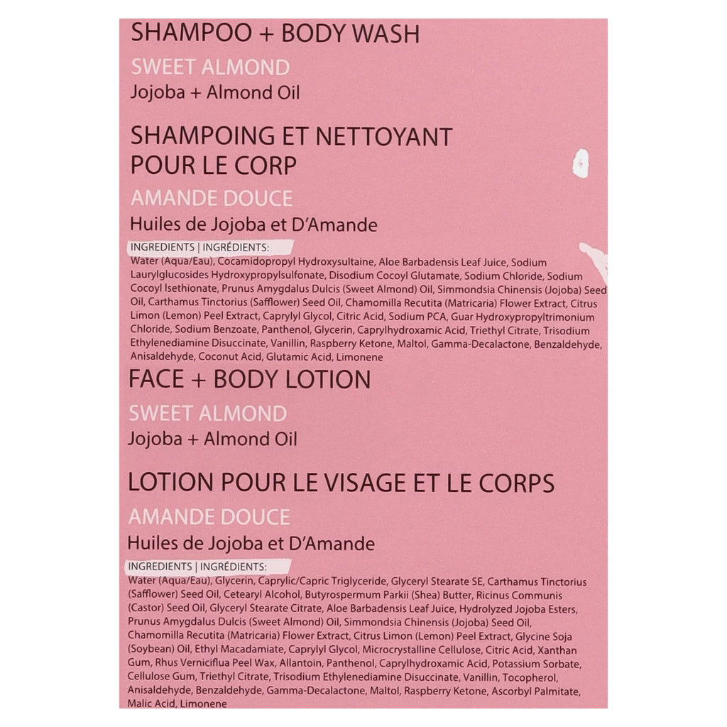 Shampoo and Body Wash 10 Fl Oz, Face and Body Lotion 8.5 Fl Oz V566925