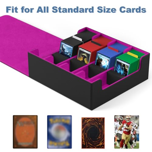 Card Deck Case with 10 Dividers and 3 Foam Stoppers A275