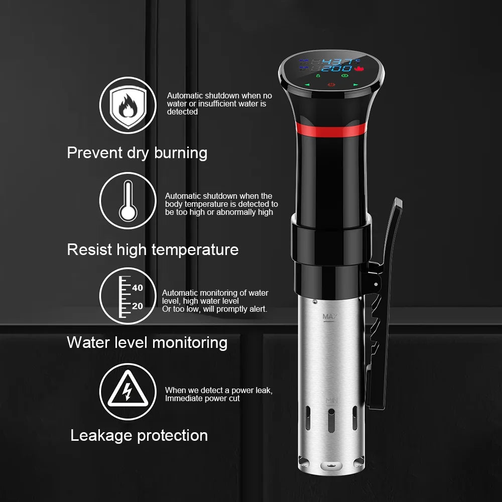 1100 Watts LCD Digital Display Waterproof Immersion Circulator P418
