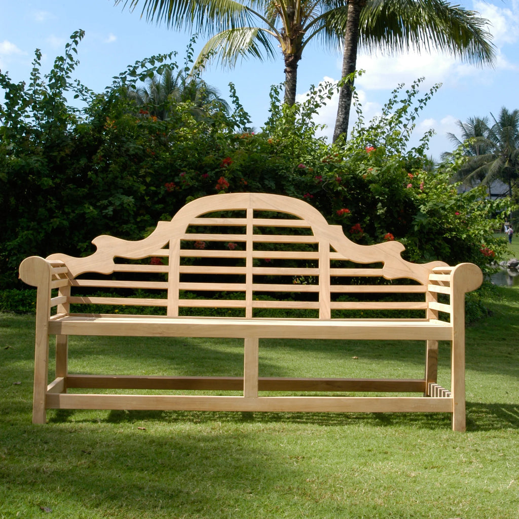 Teak Wood Double Outdoor Bench J8427